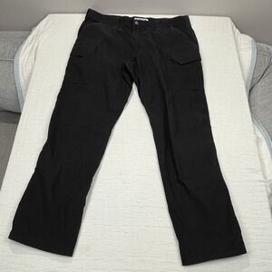 First Tactical Mens 42 X‎ 34 Black RipStop Pants Cargo Combat Outdoor Rugged